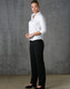 M9430 - WOMENS POLY/VISCOSE STRETCH STRIPE LOW RISE PANTS M9430 - WOMENS POLY/VISCOSE STRETCH STRIPE LOW RISE PANTS