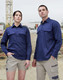 WT12 - UNISEX COOL BREEZE CLOSED FRONT LS WORK SHIRT WT12 - UNISEX COOL BREEZE CLOSED FRONT LS WORK SHIRT