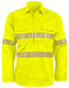 SW87 - UNISEX HI-VIS COOL BREEZE CLOSED FRONT SHIRT WITH PERFORATED TAPE SW87 - UNISEX HI-VIS COOL BREEZE CLOSED FRONT SHIRT WITH PERFORATED TAPE