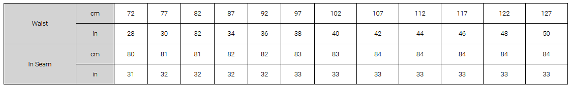 Biz Corporates Mens Shirt Sizing