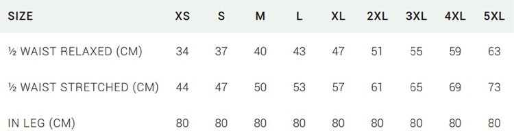 CSP042ML-Size-Guide CSP042ML-Size-Guide