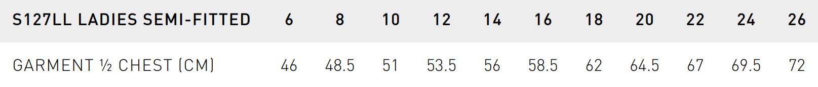 S127LL-Size-Guide
