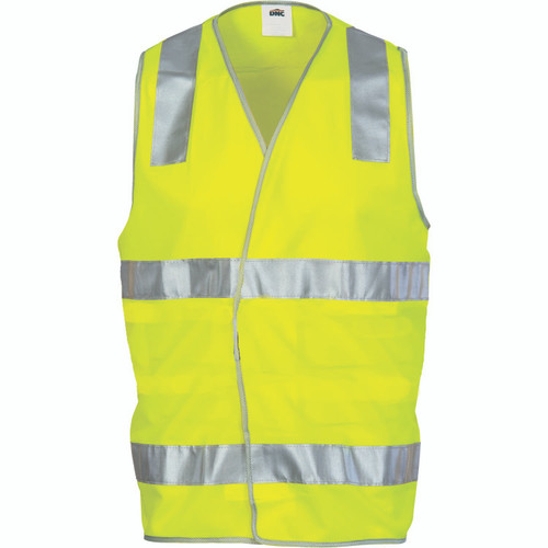 3503 - Day/Night Safety Vest with Hoop & Shoulder Generic R/Tape ...