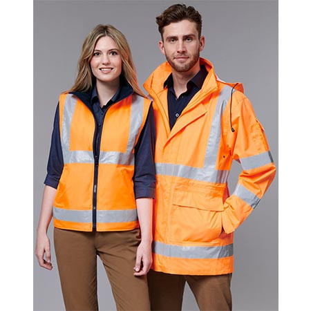 Unisex Vic Rail 3 in 1 Safety Jacket SW77