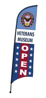 Example Custom Wave Banner Flag Made in USA