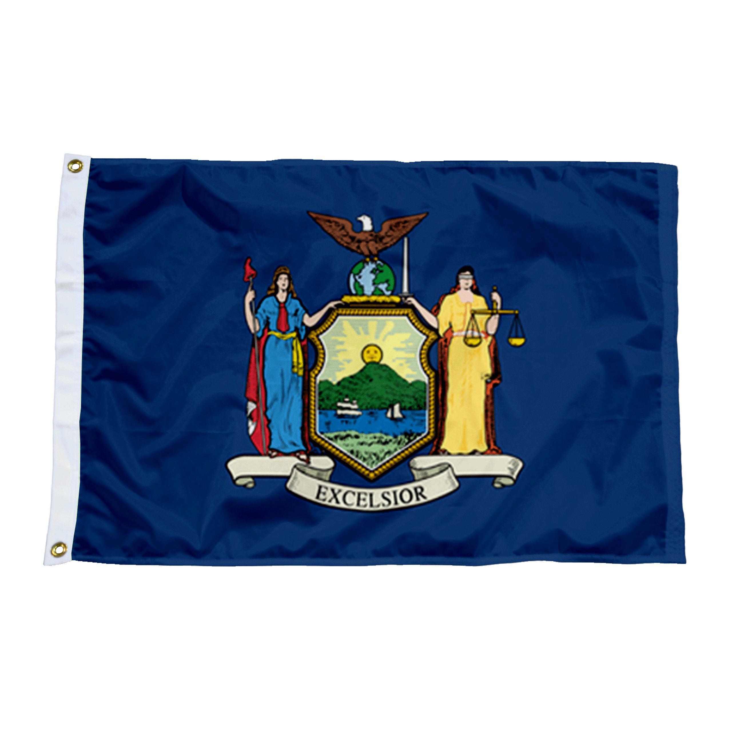 New York State Nylon Flag-Made in USA - Grand New Flag