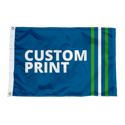 Custom 2.5'x4' Flags.
