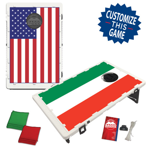 House Divided Country Flags Design. Cornhole Made in the USA