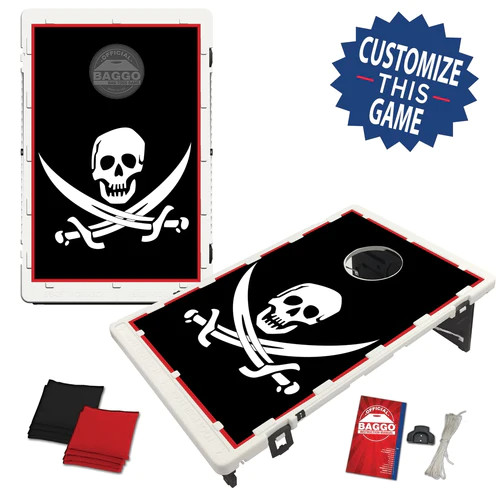 Skull and Swords Cornhole Set by Baggo Made in USA