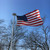 Nylon American Flag flying high and proud. All 100% Made in the U.S.A.