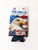 Bald Eagle USA with flag on front of can koozie Made in USA