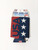 Front USA Stars and Stripes Can Koozie Can Cooler Made in USA
