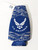 Front flat for storage U.S. Air Force with camo bottle koozie Made in USA