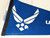 Close up image of U.S. Air Force logo on Pennant Made in USA