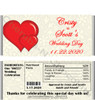 Lace & Hearts Candy Bar Wrappers with Nutritional Label
