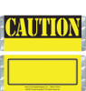 Caution Candy Bars Blank