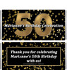 50th Birthday Candy Bar Wrappers