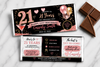 21st Birthday Candy Wrappers