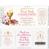 First Holy Communion Candy Bar Wrappers - Girl