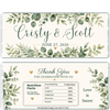 Botanical Wedding Candy Wrappers