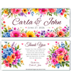 Flowers Wedding Candy Wrappers