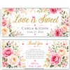 Love is Sweet Wedding Candy Wrappers
