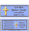 Baptism Blue Boy Candy Wrappers