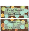 Brown Polka Dot Candy Wrapper Sample