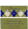 Dark Plaid Candy Bar Wrappers Sample