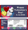 Valentine Sports Candy Bar Wrappers