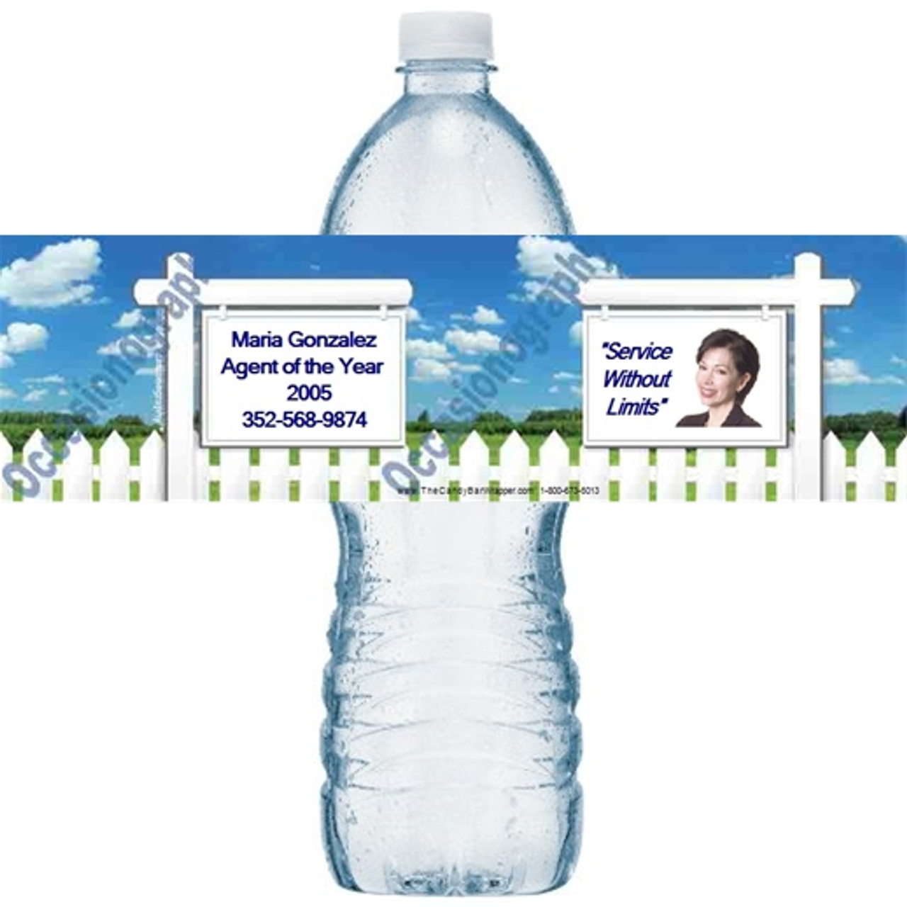 Water bottle labels