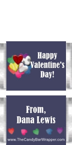 Mini Valentine Sports Candy Bars The Candy Bar Wrapper