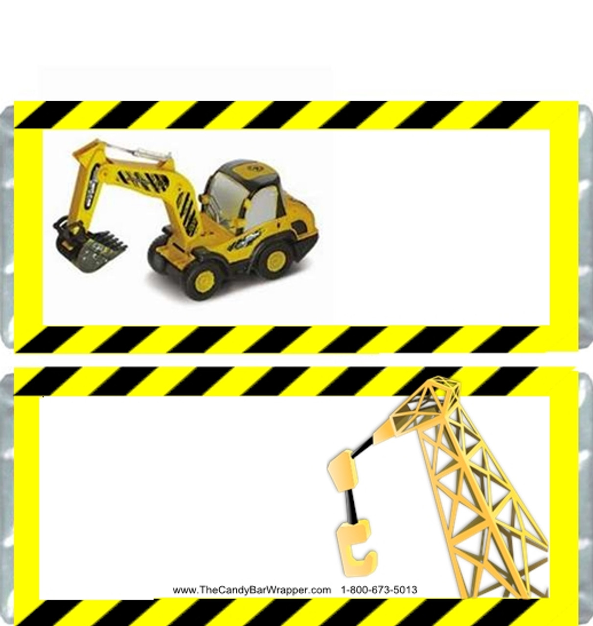 Construction Candy Bar Wrappers | The Candy Bar Wrapper