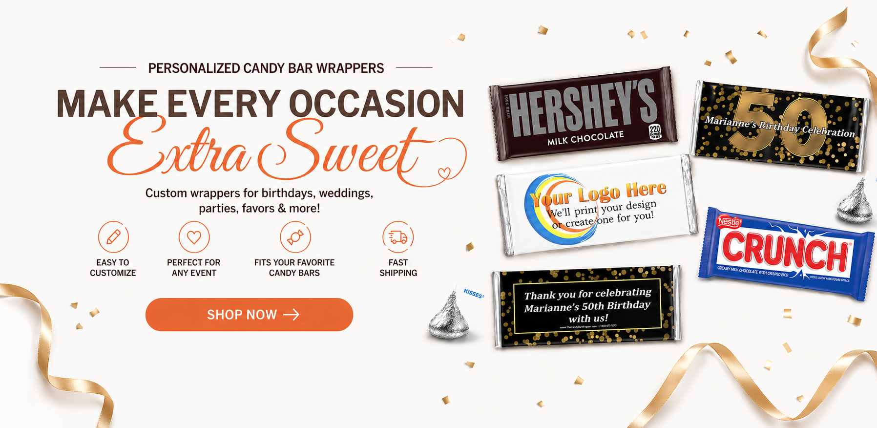 Personalized Candy Bars