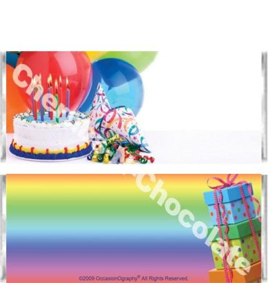 Rainbow Party Candy Wrappers | The Candy Bar Wrapper