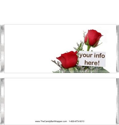 Perfect Wrapper For Red Roses Red Rose Candy Wrappers | The Candy Bar Wrapper
