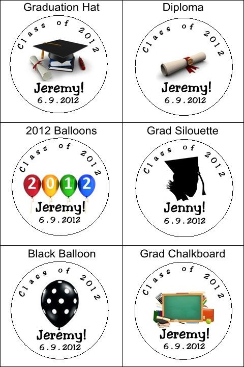 Graduation Personalized Hershey's Kisses | The Candy Bar Wrapper