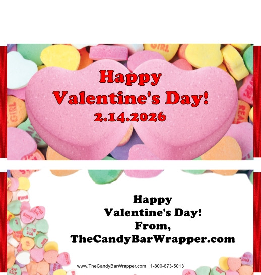 Conversation Hearts Candy Wrappers