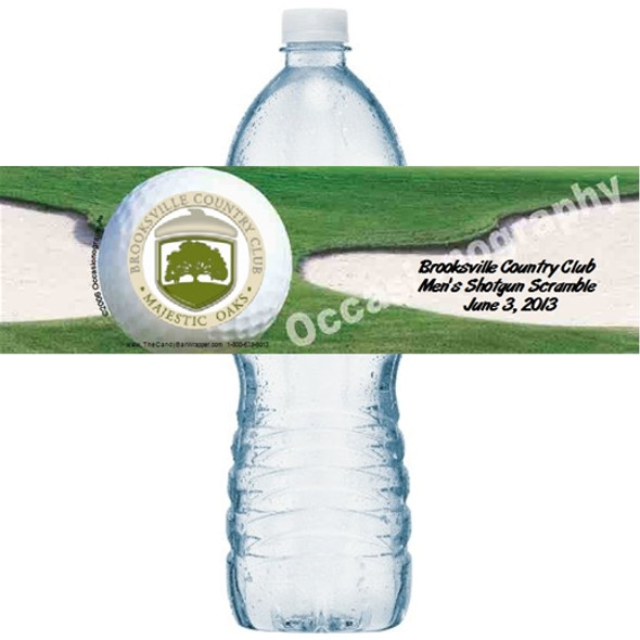 Golf Water Bottle Labels
