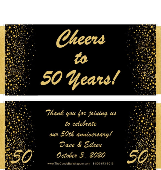 50th Anniversary Chocolate Bar Wrappers