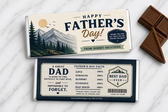 Father's Day Custom Candy Wrappers