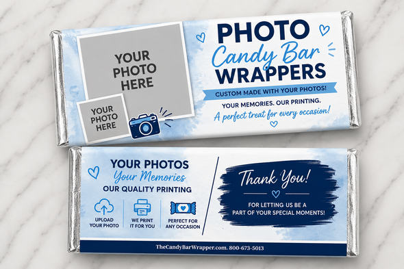 Photo Candy Bar Wrappers