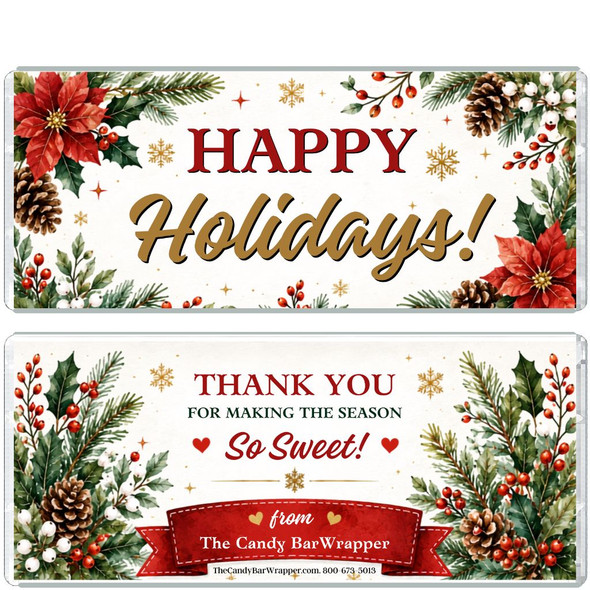 Christmas Employee Appreciation Candy Bars