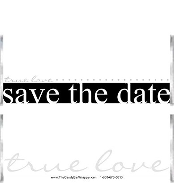Save the Date Candy Bar Wrappers