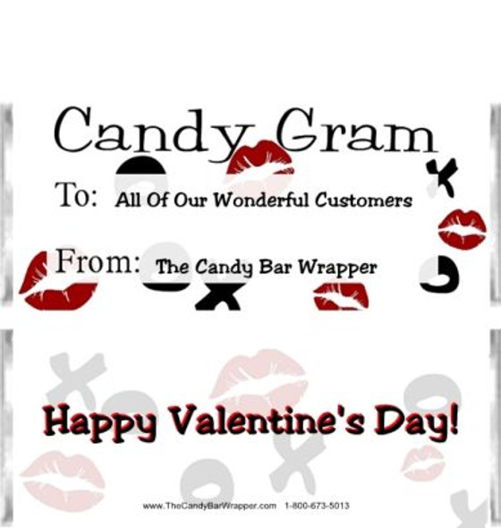 Candy Gram Candy Bar Wrappers Sample