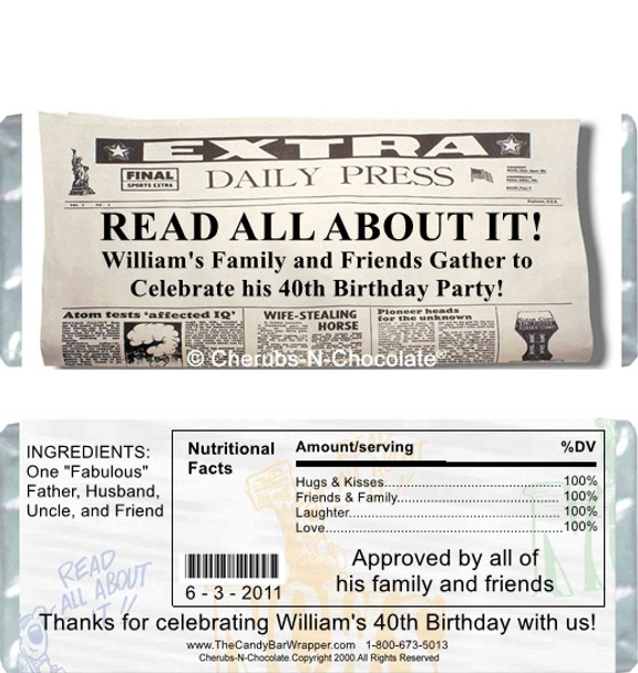 Over The Hill The Daily News Candy Bars