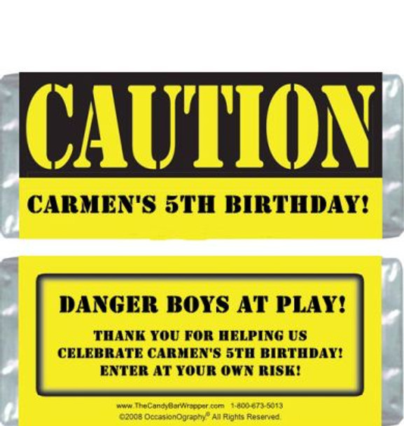 Construction Candy Bars Sample