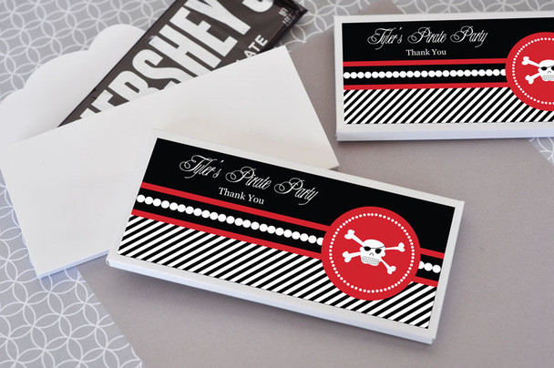 Pirate Party Candy Bar Covers