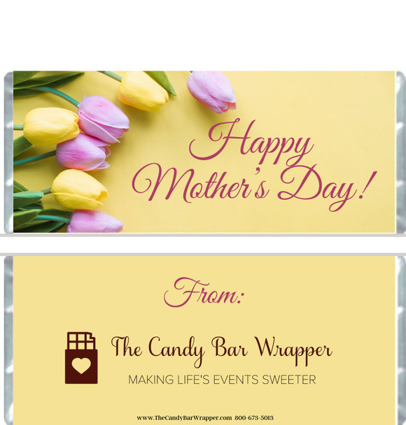 Happy Mother's Day Chocolate Bar Wrappers