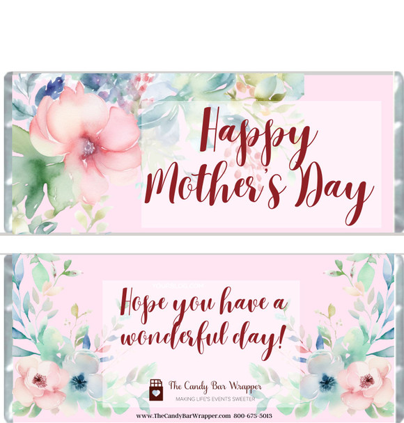 Floral Mother's Day Candy Wrappers